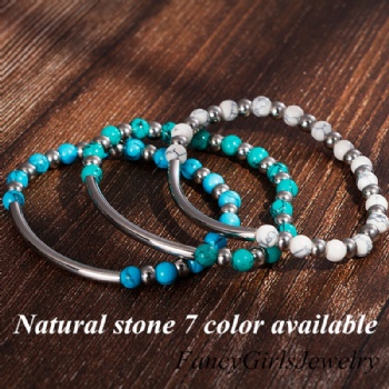 Natural stone bracelet